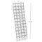 Azar Displays 48-Pocket Trifold Wall Mount. Inside Dimension: 4.375"W 252327 - alternate 3